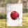 Crimson Red Disc Sakura Cherry Blossom Japanese Seigaiha Wave - Japanese Decor Gift Garden Flag - 1