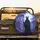 Grim Reaper Luminous Wisteria Full Moon Forest - Dark Fantasy Lover Gift Spare Tire Cover - 2