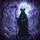 Grim Reaper Luminous Wisteria Full Moon Forest - Dark Fantasy Lover Gift Spare Tire Cover - 6