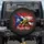 Puerto Rican Flag Coqui Frog Emblem - Patriotic Island Heritage Gift Spare Tire Cover - 1