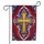 Golden Serbian Cross Cultural Pride - Serbian Heritage Home Decor Gift Garden Flag - 3