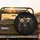 Mummy Cat Dog Glowing Yellow Eyes Ancient Desert - Halloween Pet Lover Gift Spare Tire Cover - 2