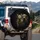 Mummy Cat Dog Glowing Yellow Eyes Ancient Desert - Halloween Pet Lover Gift Spare Tire Cover - 3