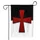 Red Formee Cross Heraldic Symbol - Timeless Home Decor Gift for History Lover Garden Flag - 3