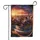 Park Güell Barcelona Mosaic Sunset Cityscape - Home Decor Gift for Travel Lover Garden Flag - 3