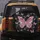Glittering Rose Pink Butterfly Cosmic Dust - Glamorous Vehicle Decor Gift Spare Tire Cover - 5