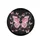 Glittering Rose Pink Butterfly Cosmic Dust - Glamorous Vehicle Decor Gift Spare Tire Cover - 4