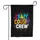 CRAZY COUSIN CREW Text Slogan - Family Gathering Gift for Cousins Garden Flag - 3