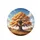 Ancient Oak Tree Golden Autumn Leaves Blue Sky Hill - Autumn Landscape Home Decor Gift Spare Tire Cover - 4