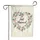 "Just Married" Script Rose Floral Heart Wreath - Wedding Ceremony Gift for Newlyweds Garden Flag - 3