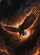 American Bald Eagle Fiery Flames Dark Smoke - Patriotic Home Decor Gift Garden Flag - 6