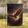 American Bald Eagle Fiery Flames Dark Smoke - Patriotic Home Decor Gift Garden Flag - 1