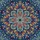 Mediterranean Azulejo Mandala Floral Tapestry Scrollwork Geometric Forms - Home Decor Gift Spare Tire Cover - 6