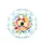 Cherry Blueberry Citrus Fruits Flowers Gingham - Summer Outdoor Lifestyle Spare Tire Cover - 4