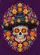 Dia de los Muertos Sugar Skull Sombrero Marigold Cosmos Floral - Home Decor Gift Garden Flag - 6