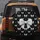 White Satin Bow Black Diamond Quilted Pearl Dots - Everyday Home Decor Gift Spare Tire Cover - 5