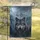 Majestic Gray Wolf Blue Eyes Forest Moon - Wildlife Lover Gift Garden Flag - 5