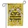Welcome Be Happy Black Striped Cartoon Bees Daisies Honeycomb - Home Decor Gift Garden Flag - 3
