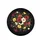 Exotic Hibiscus Floral Botanical Leaves Black Background Home Decor Gift Spare Tire Cover - 4