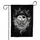 White Pirate Cat Skull Crossbones Eye Patch Hat - Nautical Home Decor Gift for Cat Lovers Garden Flag - 3