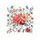 Watercolor Botanical Flowers Pomegranate Butterfly - Nature Lover Gift Spare Tire Cover - 6