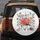 Watercolor Botanical Flowers Pomegranate Butterfly - Nature Lover Gift Spare Tire Cover - 5
