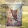 Owl Monarch Butterfly Wings Enchanted Forest - Wildlife Lover Home Decor Gift Garden Flag - 5
