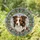 Border Collie Dog Head-and-Shoulders Portrait Leafy Vines Berries - Home Decor Gift for Dog Lover Stained Glass Suncatcher - 1