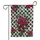 Vibrant Pink Roses White Lattice Trellis - Lush Green Foliage Home Decor Gift Garden Flag - 3