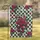 Vibrant Pink Roses White Lattice Trellis - Lush Green Foliage Home Decor Gift Garden Flag - 1