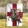 Medieval Knight St. George Cross Shield Rearing Horse - Historical Decor Gift Garden Flag - 1