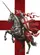 Medieval Knight St. George Cross Shield Rearing Horse - Historical Decor Gift Garden Flag - 6