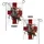 Medieval Knight St. George Cross Shield Rearing Horse - Historical Decor Gift Garden Flag - 4