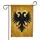 Golden Black Double-Headed Imperial Eagle Crimson Talons - History Lover Gift Garden Flag - 3