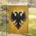 Golden Black Double-Headed Imperial Eagle Crimson Talons - History Lover Gift Garden Flag - 5