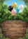 Weathered Rustic Wood Panel Vibrant Helium Balloons - Sky & Tree Home Decor Gift Garden Flag - 6