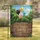 Weathered Rustic Wood Panel Vibrant Helium Balloons - Sky & Tree Home Decor Gift Garden Flag - 1