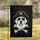 Golden Retriever Aviator Pirate Skull Crossed Bones Home Decor Gift for Pirate Lover Garden Flag - 1