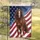 Majestic Brown Horse White Blaze American Flag Eagle - Home Decor for American Flag Lovers Garden Flag - 5