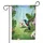 Magnificent Hummingbird Tropical Flower Garden Leaves - Wildlife Lover Home Decor Gift Garden Flag - 3