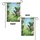 Magnificent Hummingbird Tropical Flower Garden Leaves - Wildlife Lover Home Decor Gift Garden Flag - 4