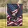 Majestic Bald Eagle American Flag Stars Stripes Independence Day Gift for Veterans Garden Flag - 1