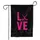 Hot Pink L VE Field Hockey Sticks Ball - Sports Lover Gift for Field Hockey Player Garden Flag - 3