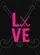 Hot Pink L VE Field Hockey Sticks Ball - Sports Lover Gift for Field Hockey Player Garden Flag - 6