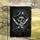 Pirate Skull Cutlass Tricorne Hat Skull Crossbones Compass Rose - Gothic Home Decor Gift Garden Flag - 5