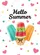Watermelon Popsicle Hello Summer Hearts - Summer Decor Gift Garden Flag - 6