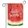 Hello Summer Lush Textured Watermelon Slice - Summer Celebration Home Decor Garden Flag - 3