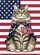 Tabby Cat Patriotic Flag 1776-2026 - America's 250th Anniversary Cat Lover Garden Flag - 6