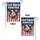 God Bless America Floral Flag - USA 250th Anniversary Independence Day for Veterans Garden Flag - 4