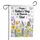 Happy Father's Day in Heaven Dad Wildflower Butterfly - Memorial Remembrance Gift Garden Flag - 3